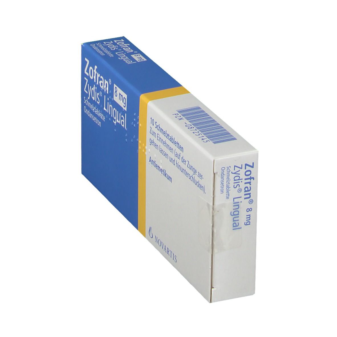 Zofran 8 mg Zydis Lingual Schmelztabletten 10 St