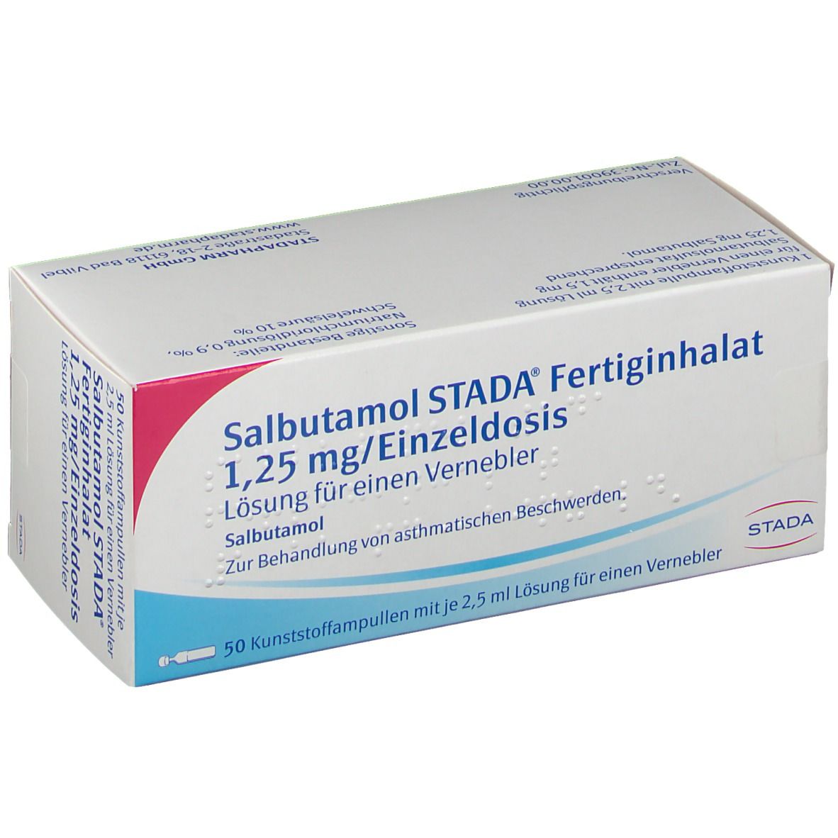 Salbutamol STADA® Fertiginhalat 1,25 mg/Einzeldosis