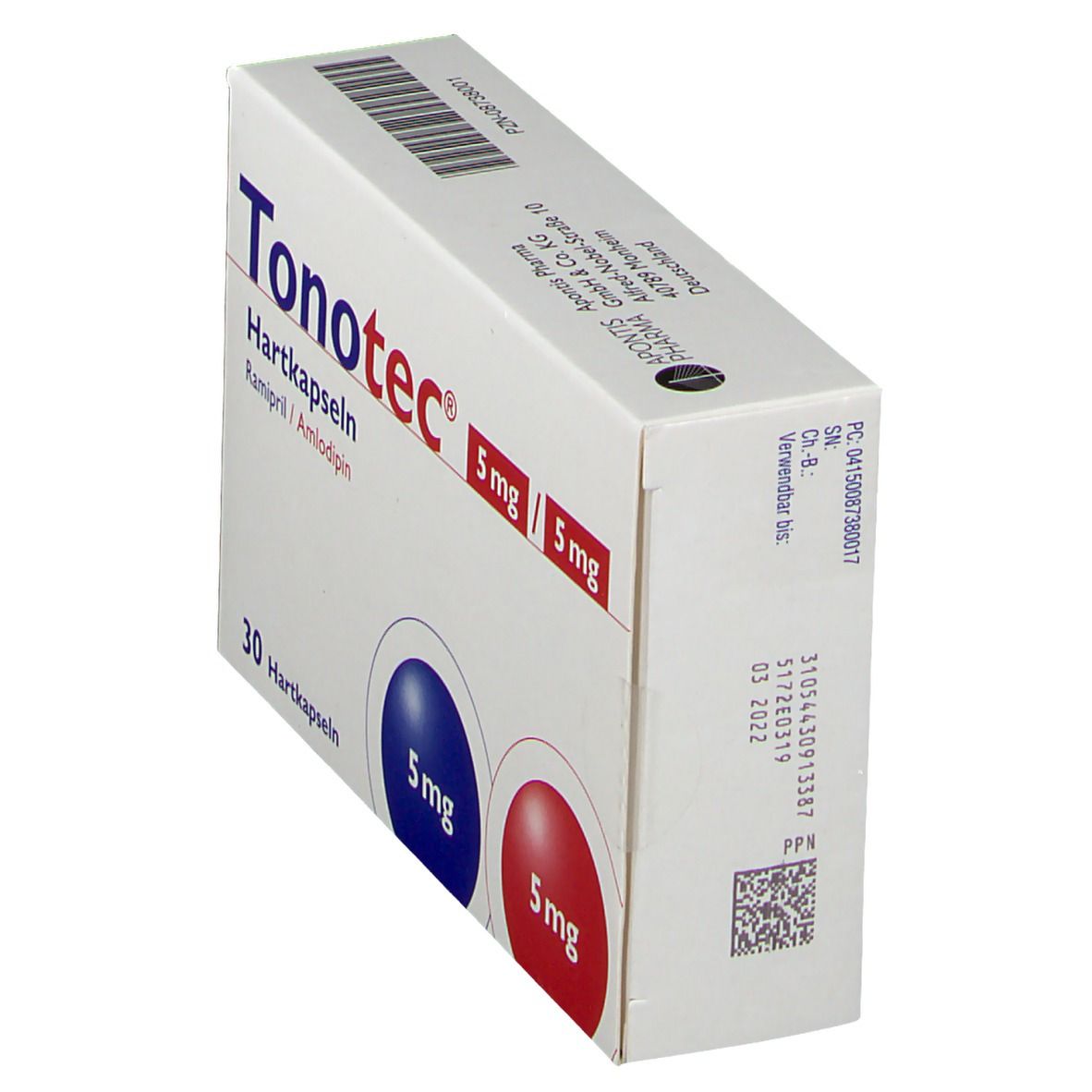 Tonotec 5 mg/5 mg Hartkapseln 30 St