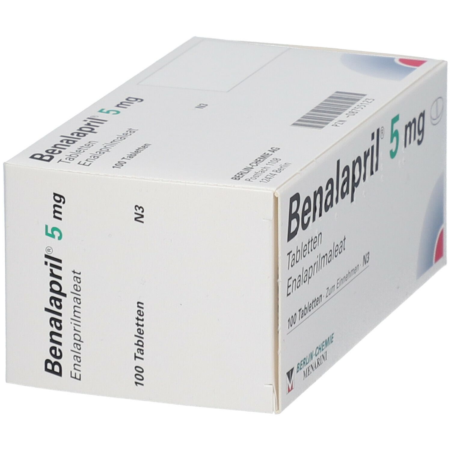 Benalapril 5 mg Tabletten 100 St