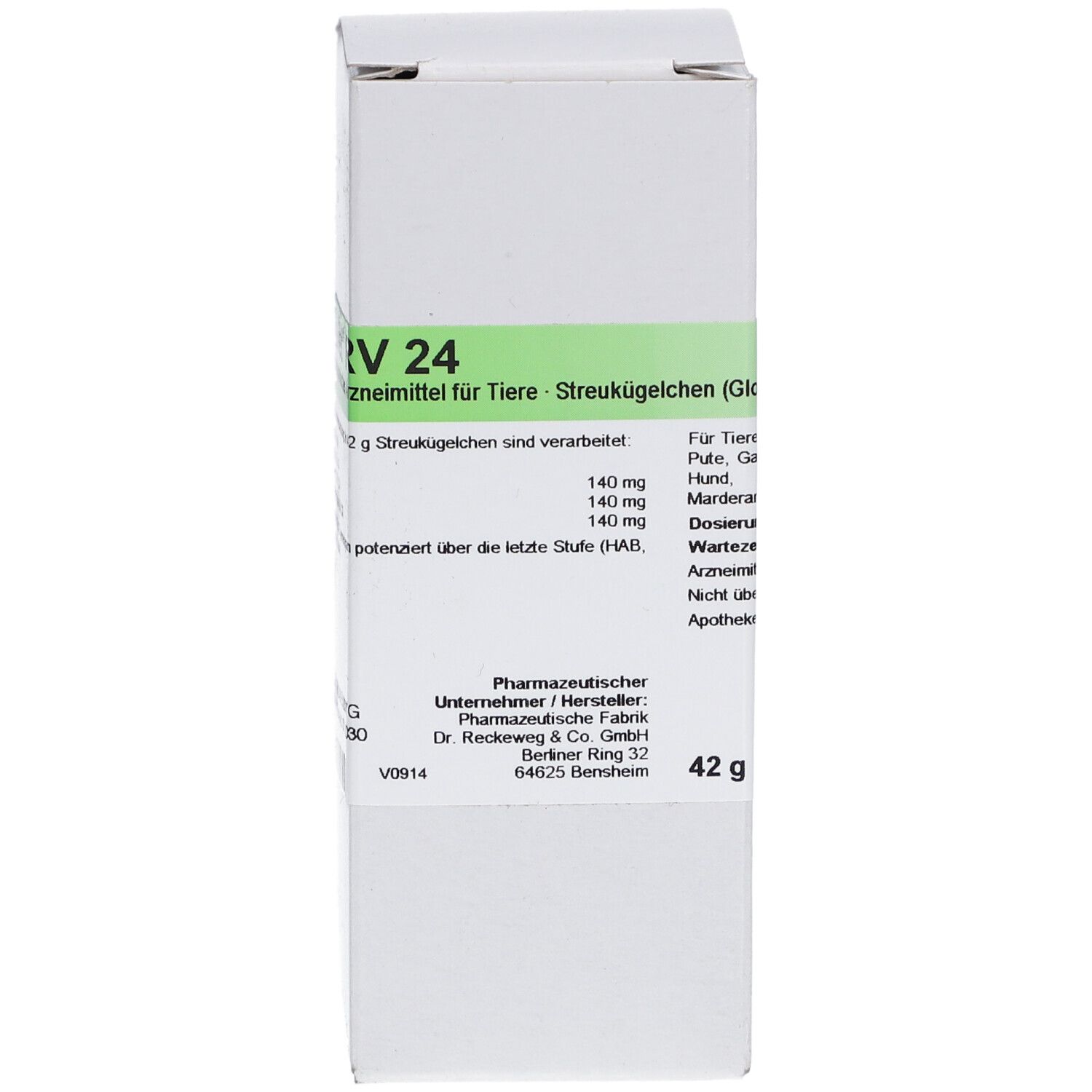 ReVet® RV 24 Globuli für Tiere