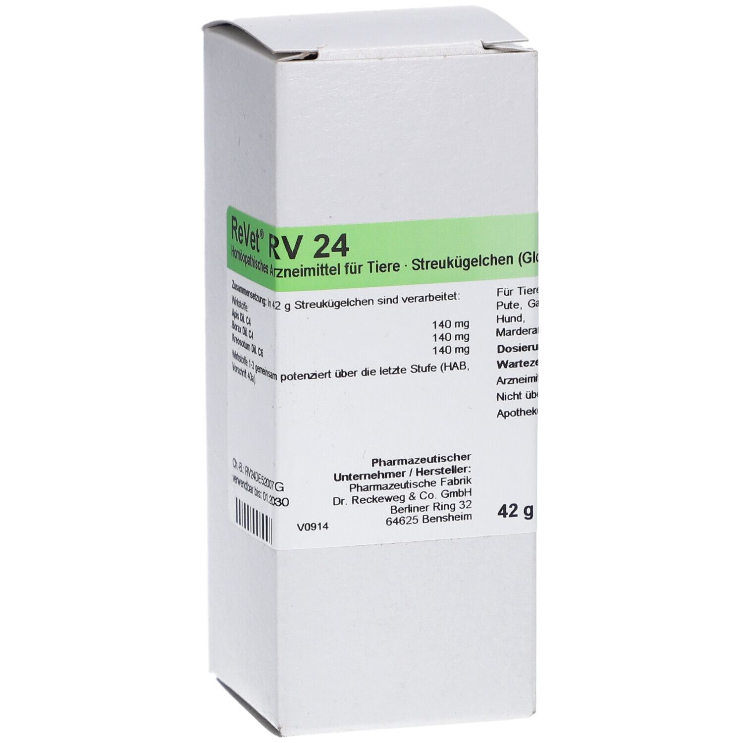 ReVet® RV 24 Globuli für Tiere