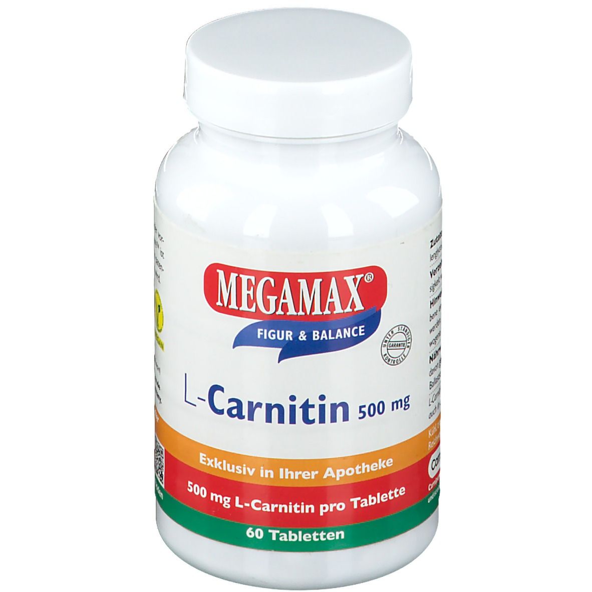 Megamax L-Carnitin 500 mg Tabletten 30 St