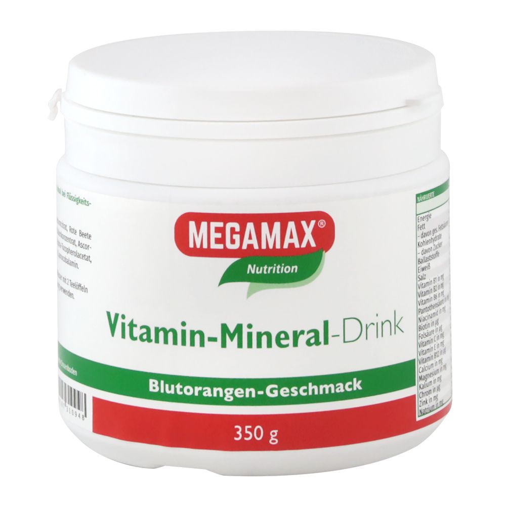 MEGAMAX® Nutrition Vitamin-Mineral-Drink Blutorangen-Geschmack