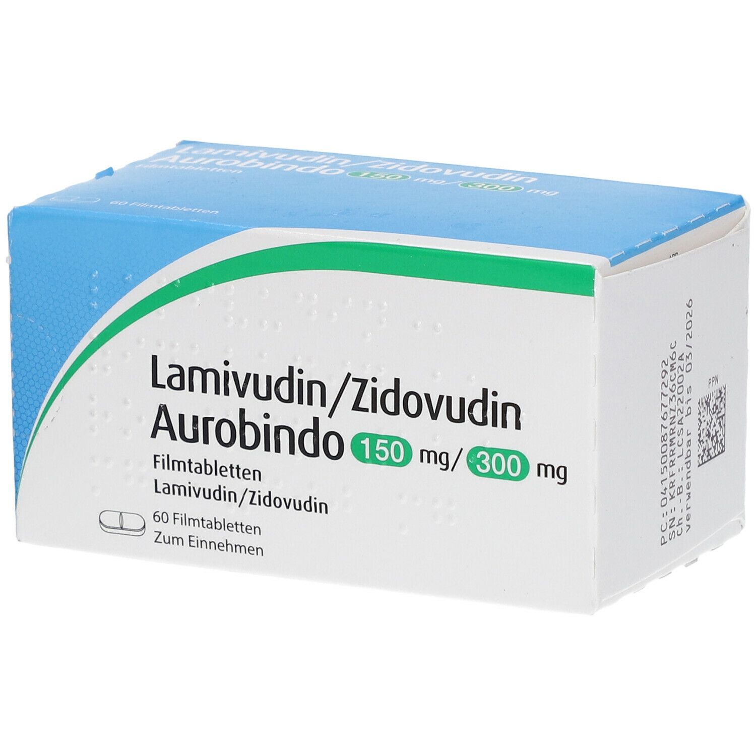 Lamivudin/Zidovudin Aurobindo 150 mg/300 mg