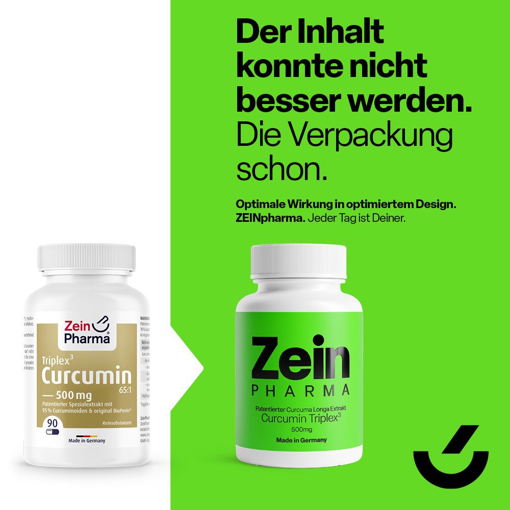 ZeinPharma® Kurkuma Kapseln Curcumin Triplex3