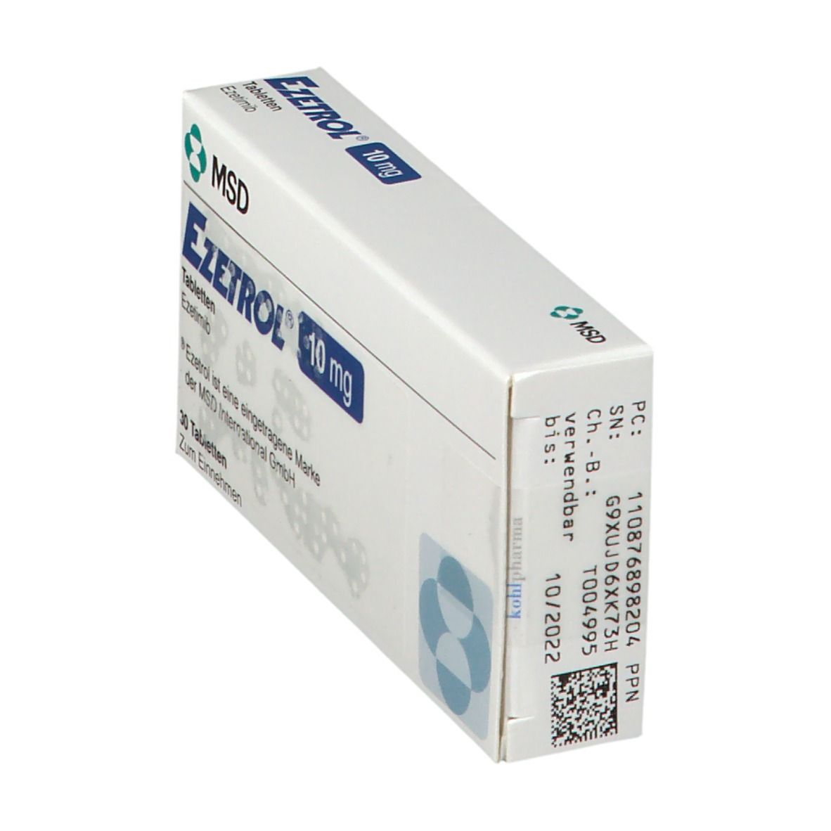 Ezetrol 10 mg Tabletten 30 St