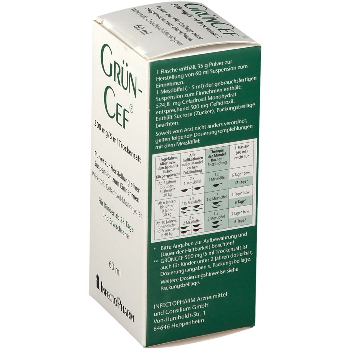 GrünCef® 500 mg/5 ml