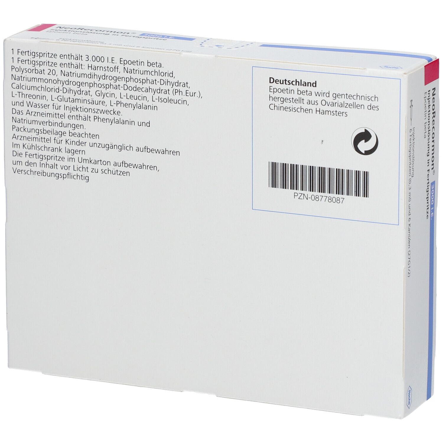 NeoRecormon® 3.000 I.E.