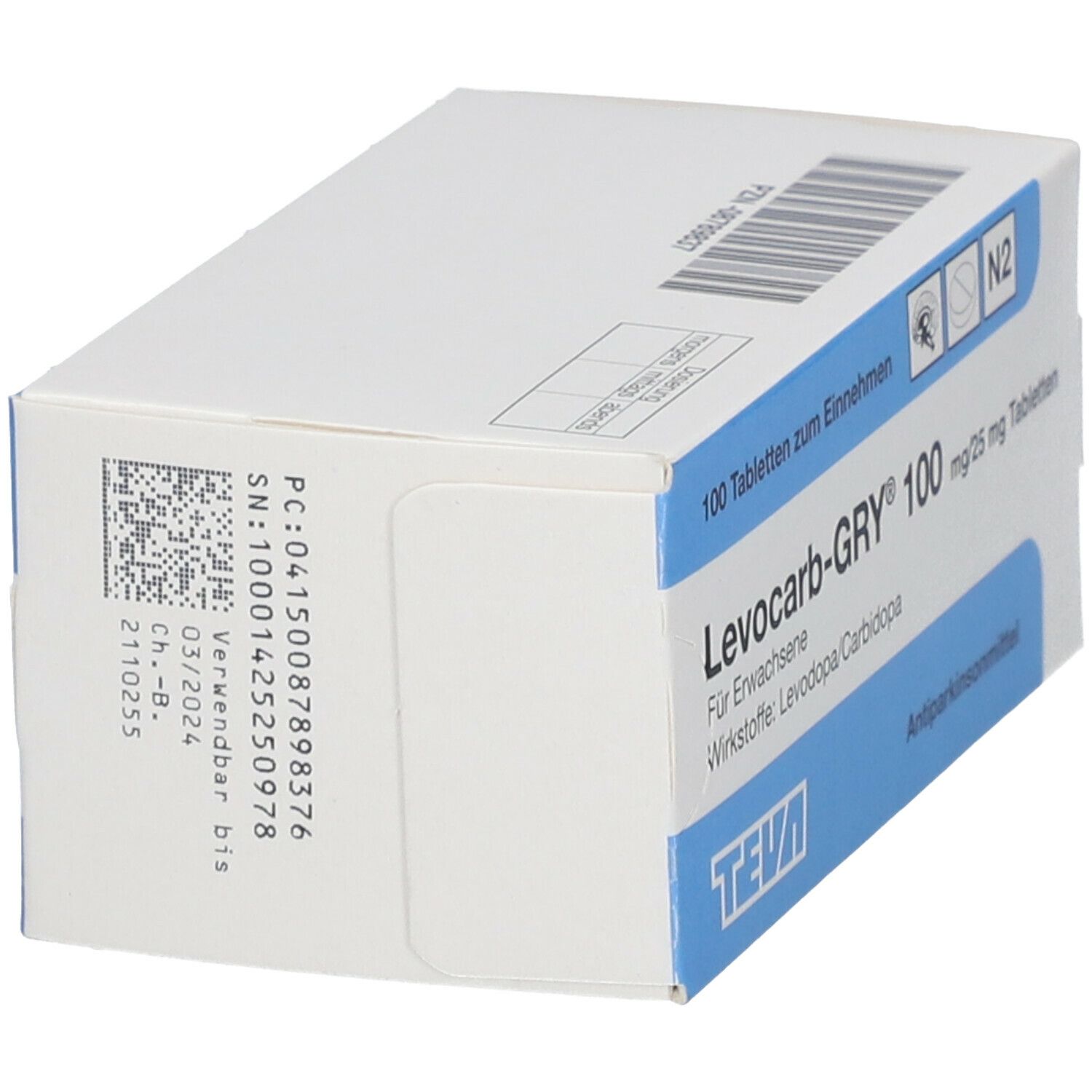 Levocarb-GRY® 100 mg/25 mg