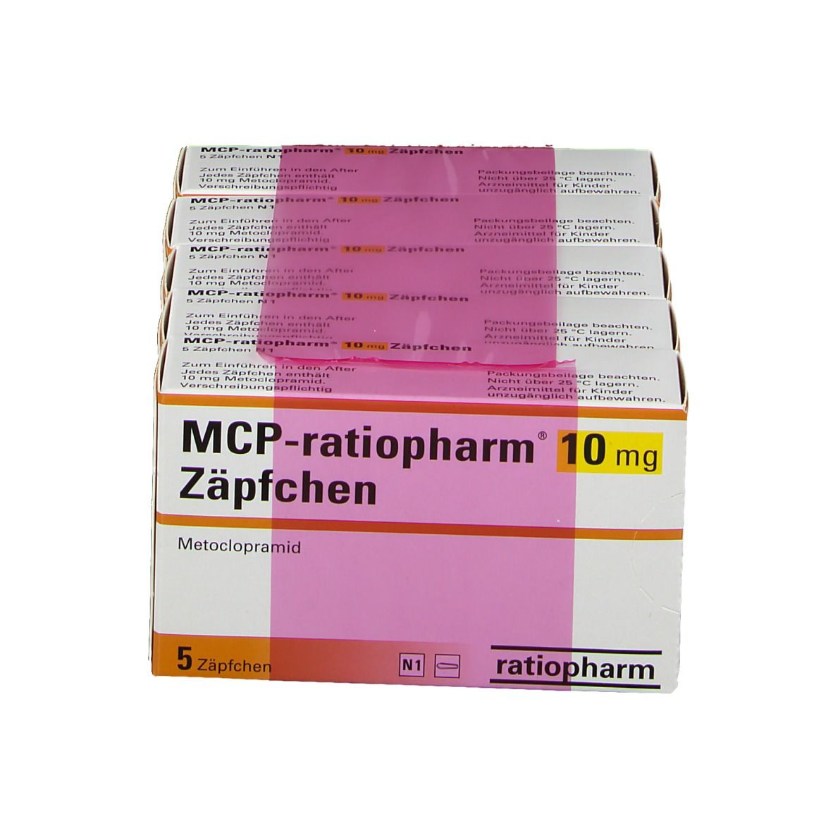 MCP-ratiopharm® 10 mg Zäpfchen