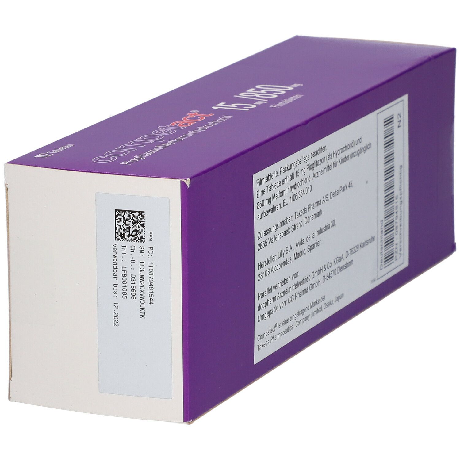 COMPETACT 15 mg/850 mg Filmtabletten