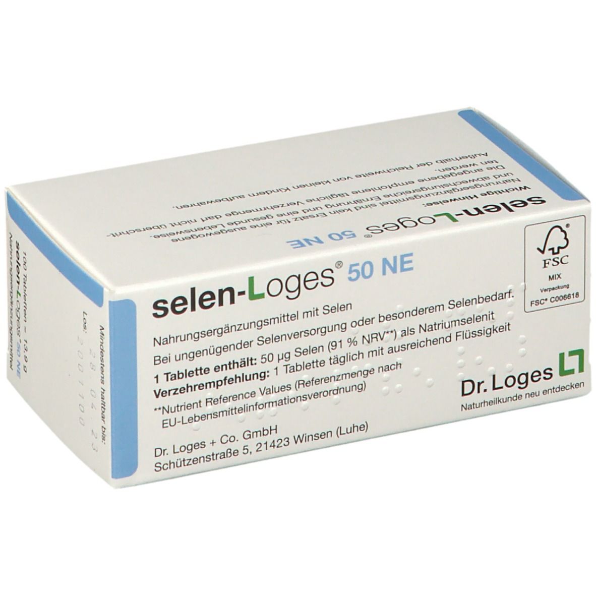 selen-Loges® 50 NE Tabletten