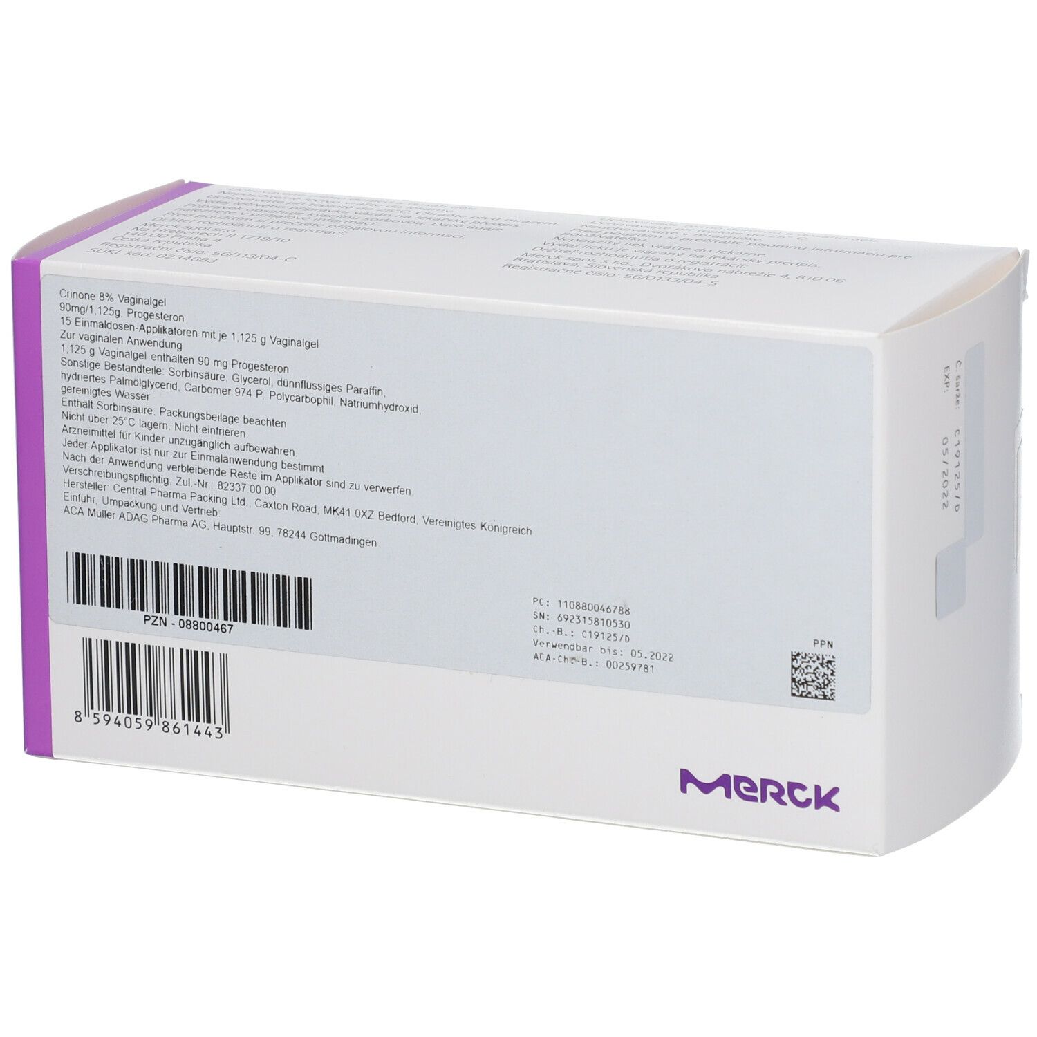 Crinone 8% Applikatoren Vaginalgel