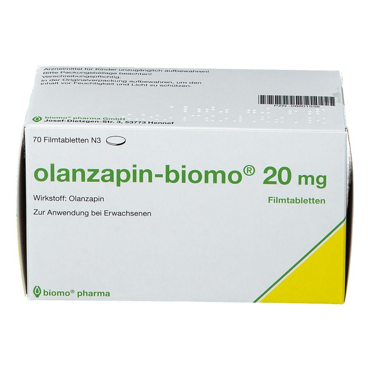olanzapin-biomo® 20 mg