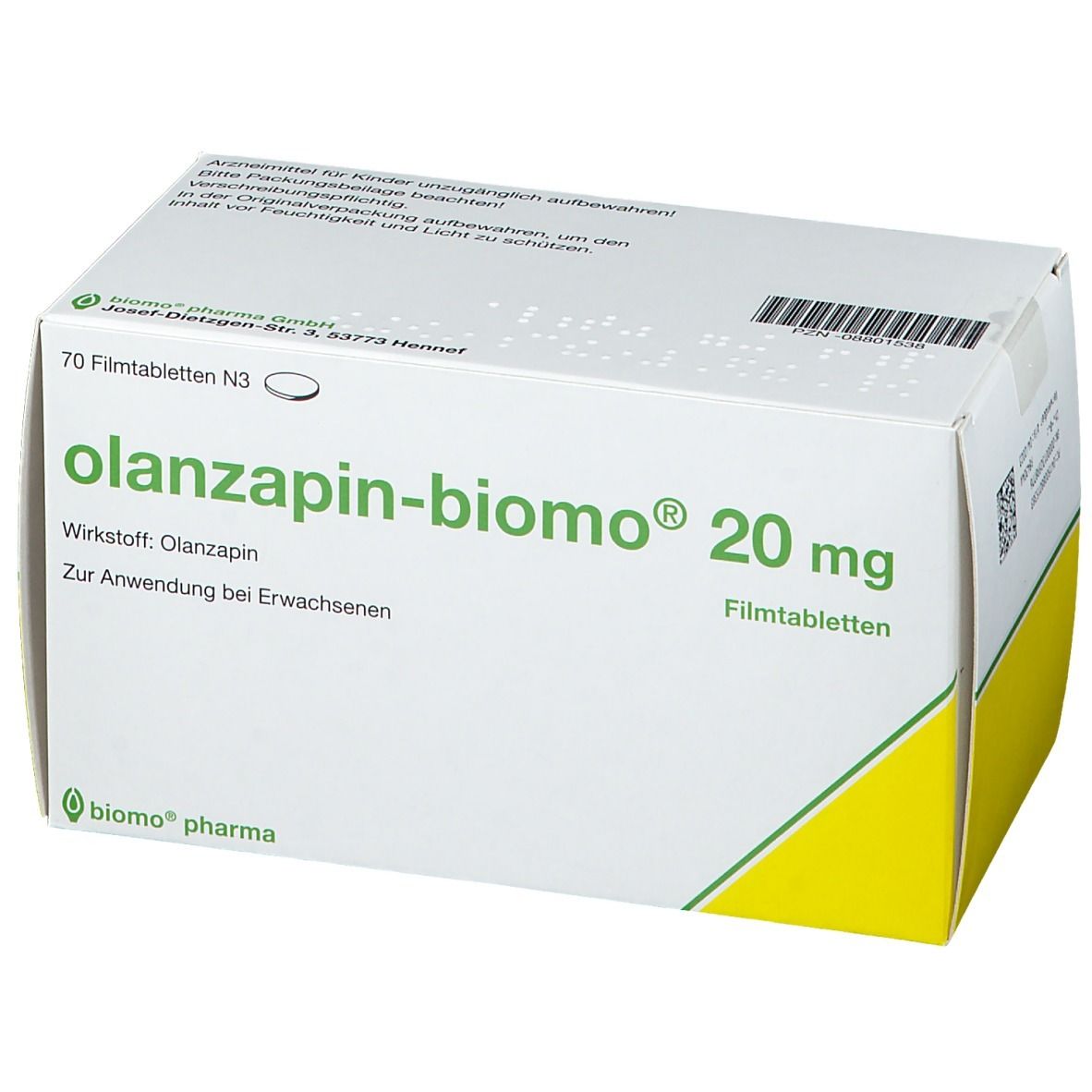 olanzapin-biomo® 20 mg