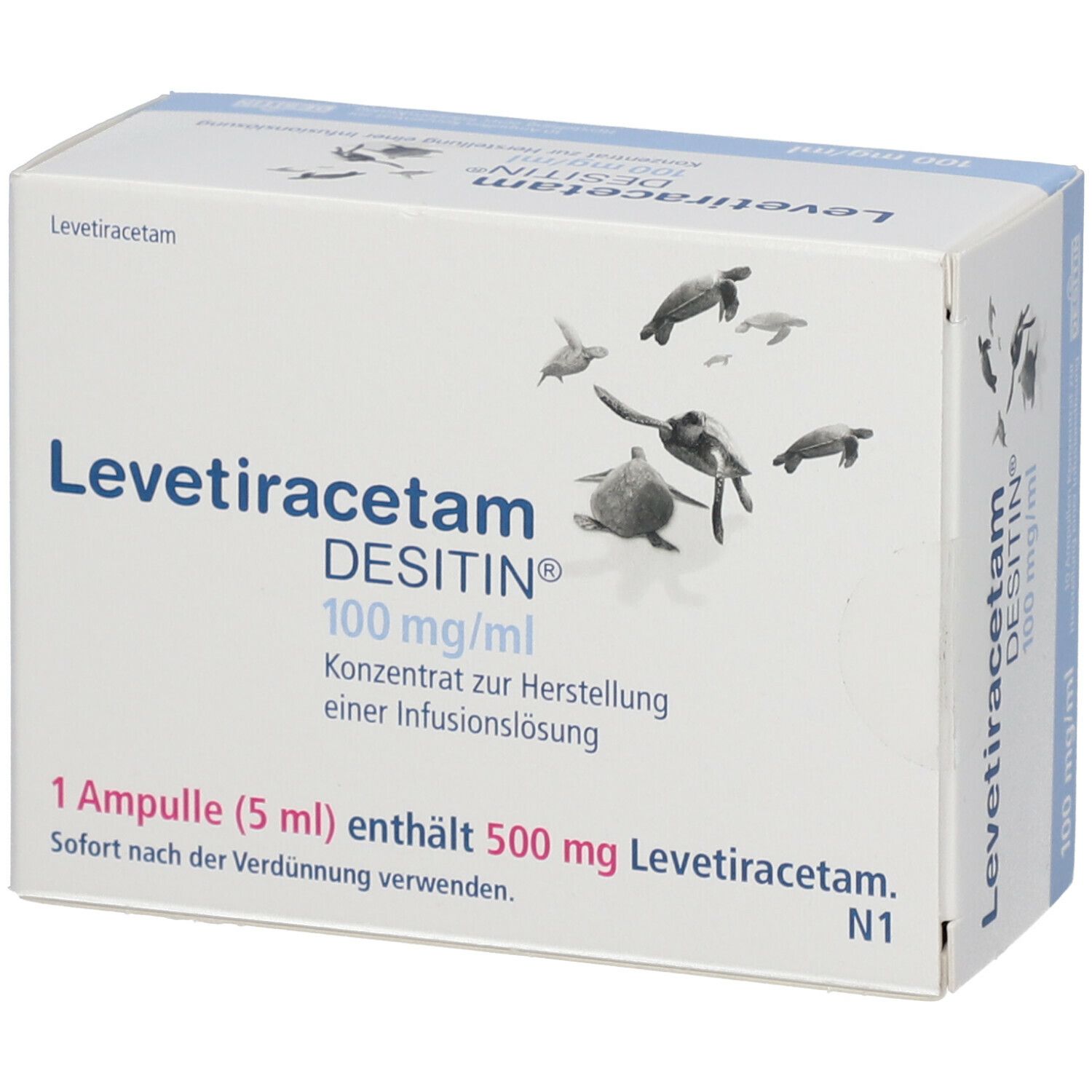 Levetiracetam Desitin 100 mg/ml K.H.Inf.-Lsg.500mg 10x5 ml Infusionslösungskonzentrat