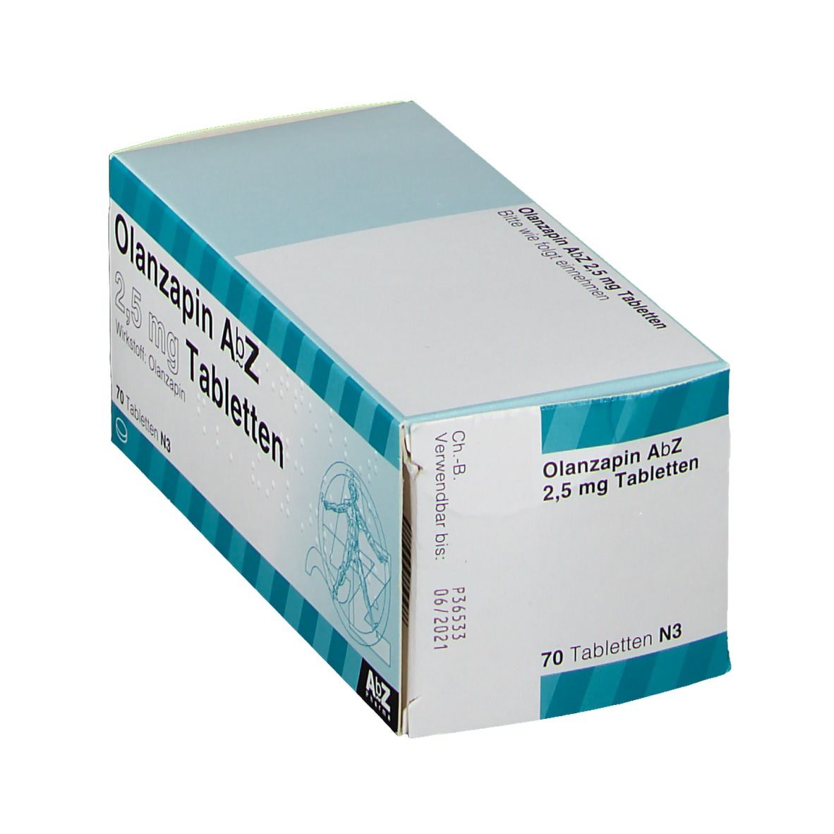 Olanzapin AbZ 2,5 mg Tabletten 70 St