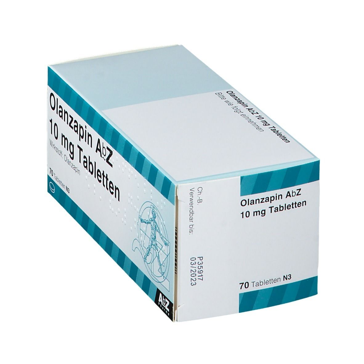 Olanzapin AbZ 10 mg Tabletten 70 St