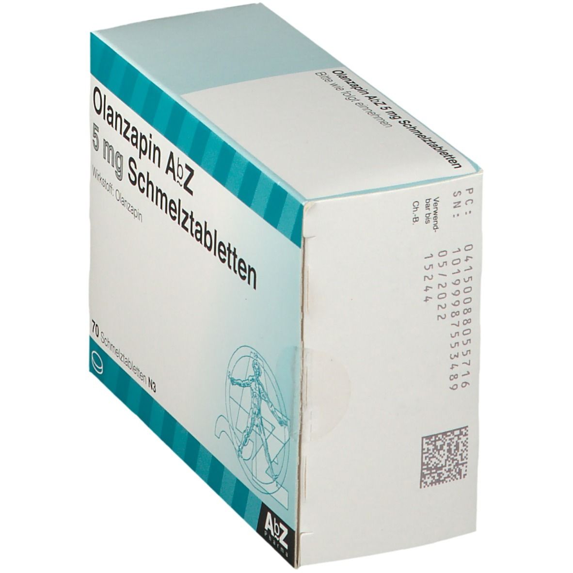 Olanzapin AbZ 5 mg Schmelztabletten 70 St