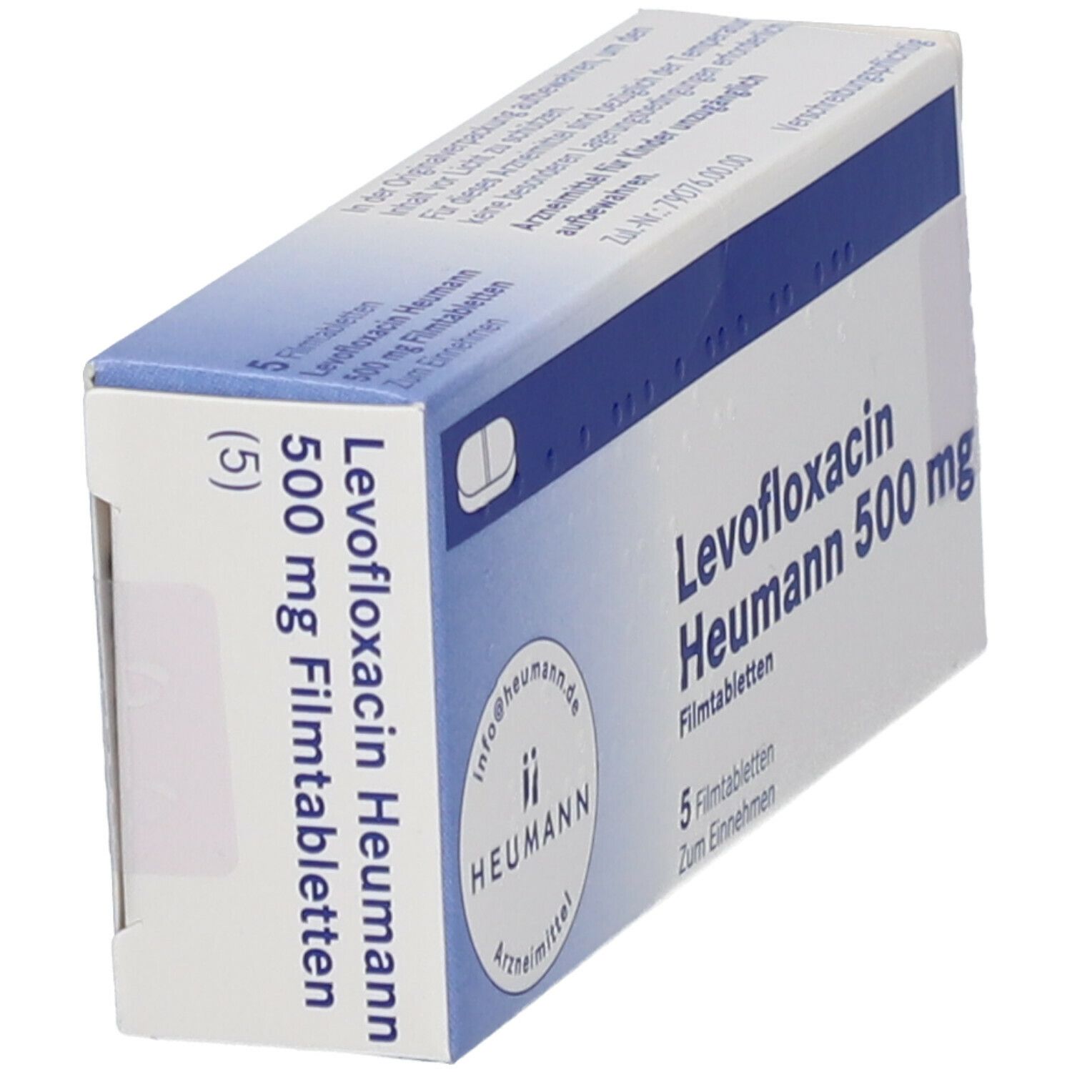 Levofloxacin Heumann 500 mg Filmtabletten 5 St