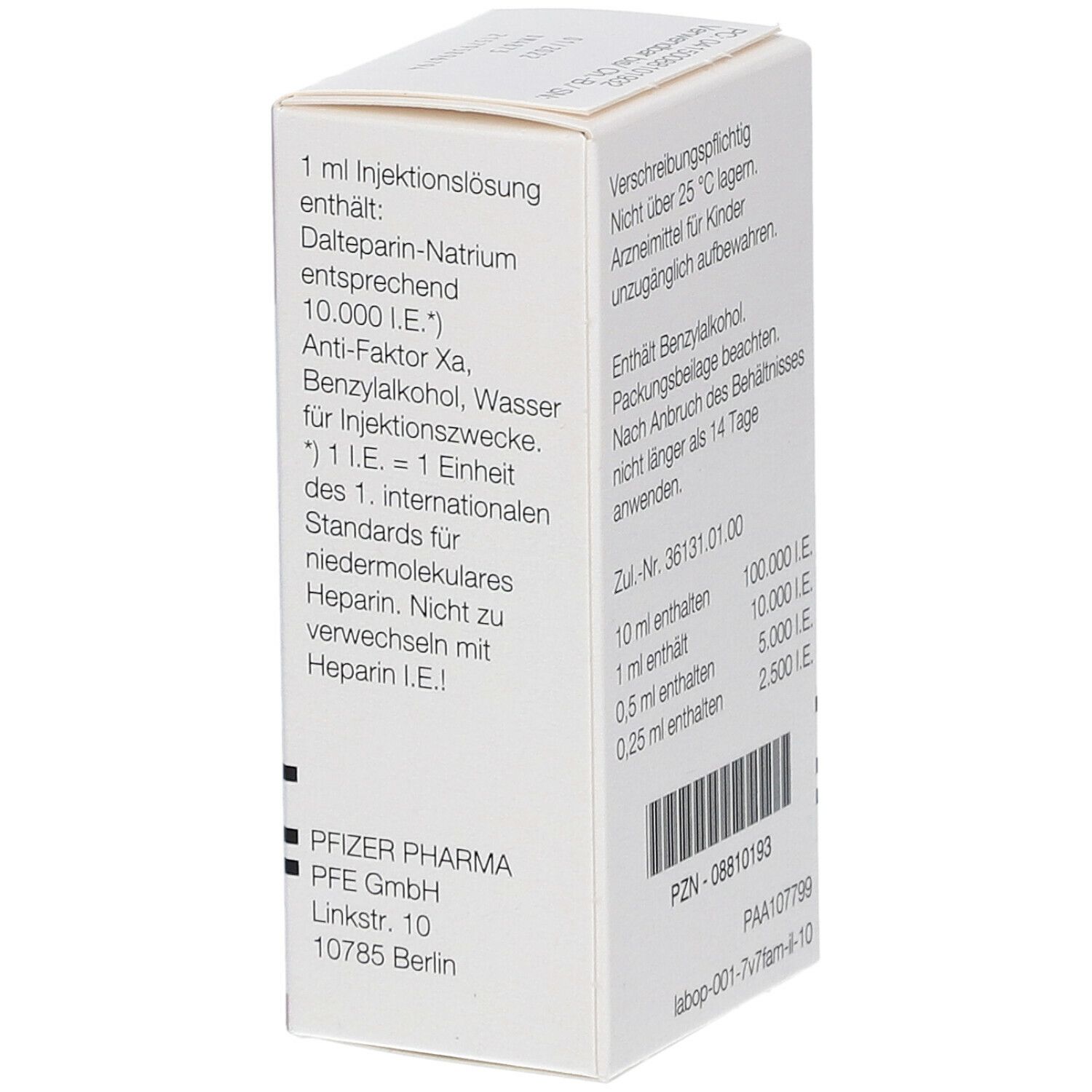 Fragmin® Multidose 10.000 I.E./ml