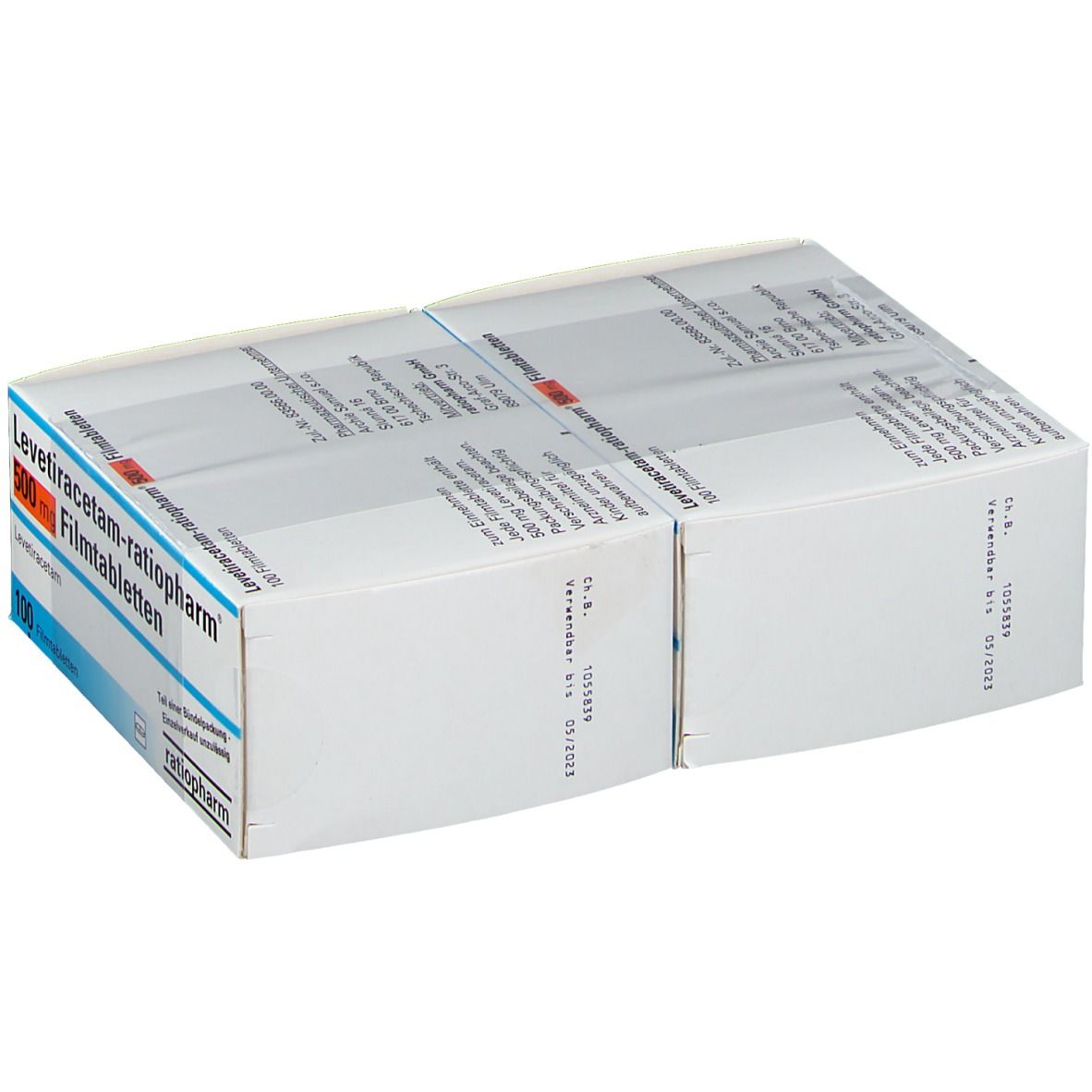 LEVETIRACETAM-ratiopharm 500 mg Filmtabletten 200 St