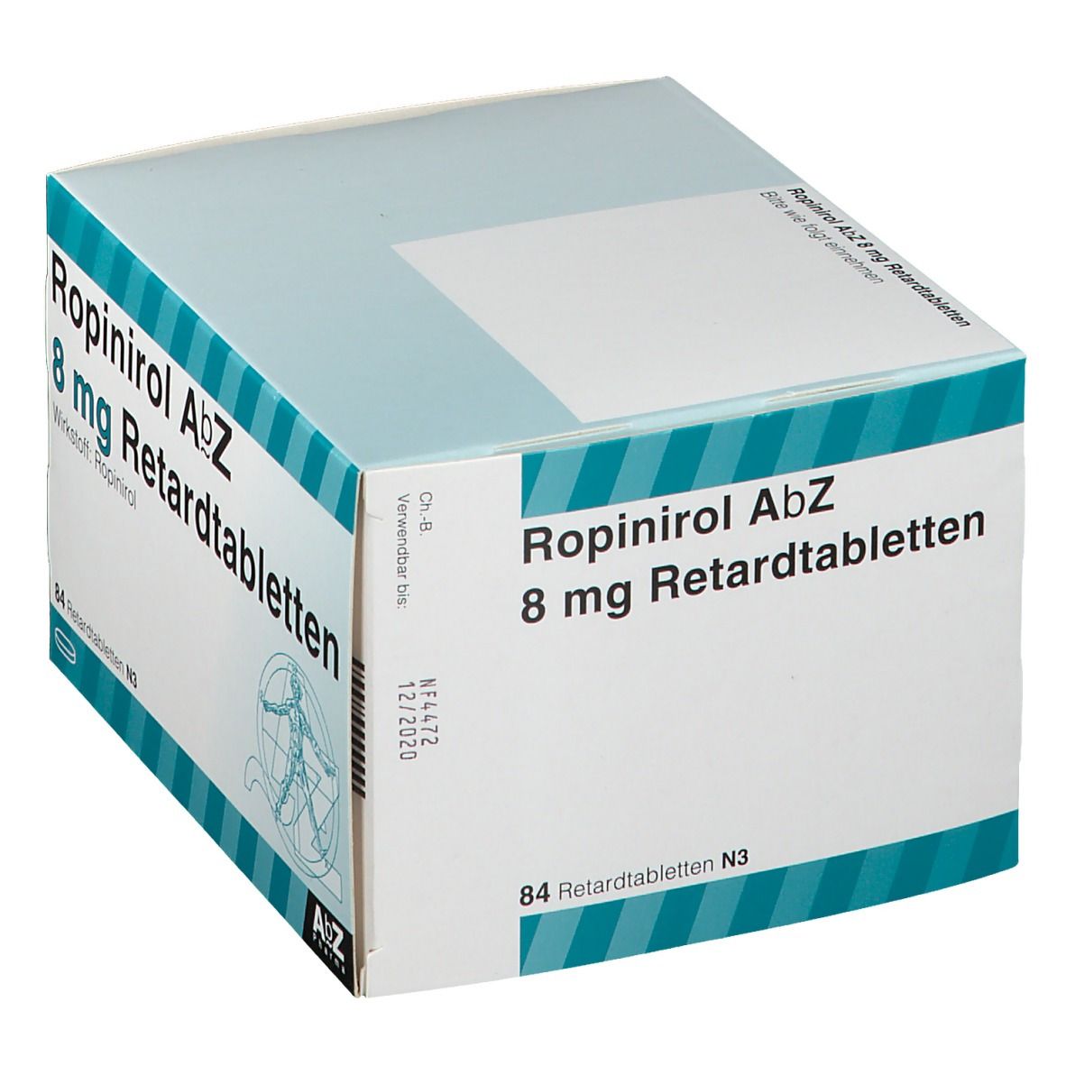 Ropinirol AbZ 8 mg Retardtabletten 84 St Retard-Tabletten