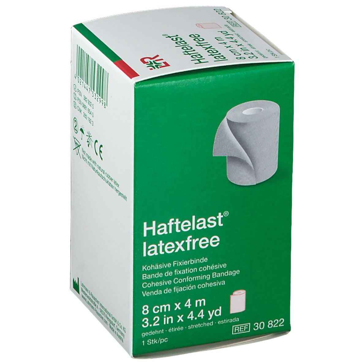 Haftelast® Fixierbinde 8 cm x 4 m creme