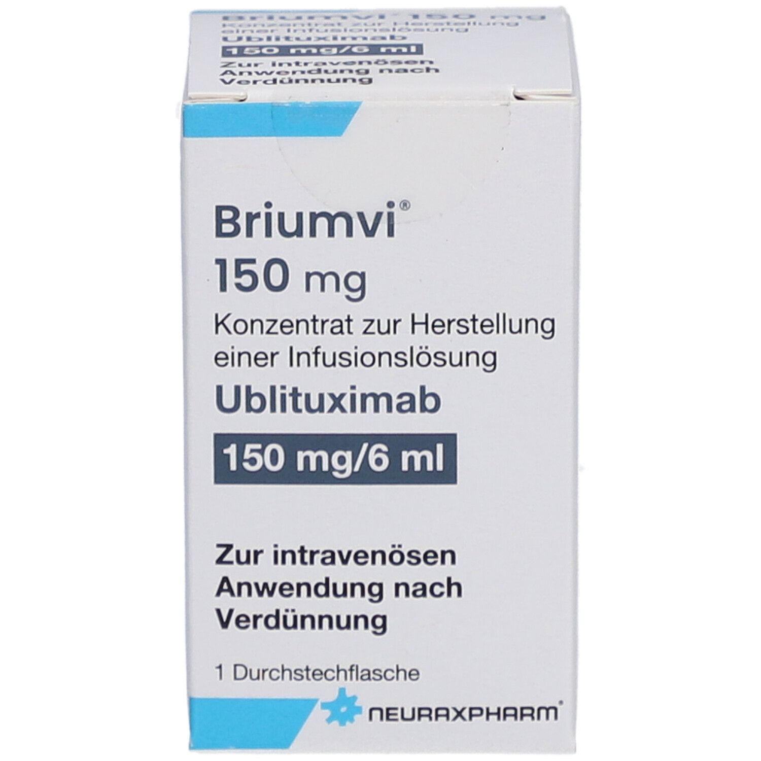 BRIUMVI 150 mg Konz.z.Herst.e.Inf.-Lsg.6 ml Dsfl.