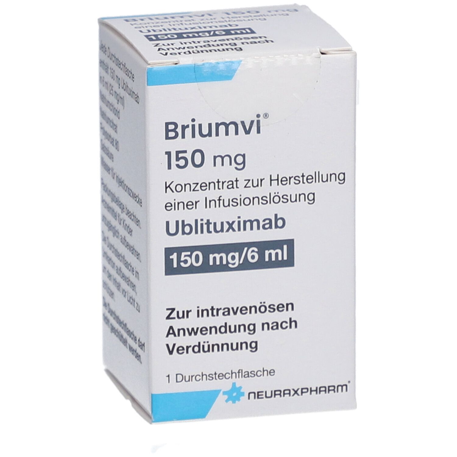 BRIUMVI 150 mg Konz.z.Herst.e.Inf.-Lsg.6 ml Dsfl.