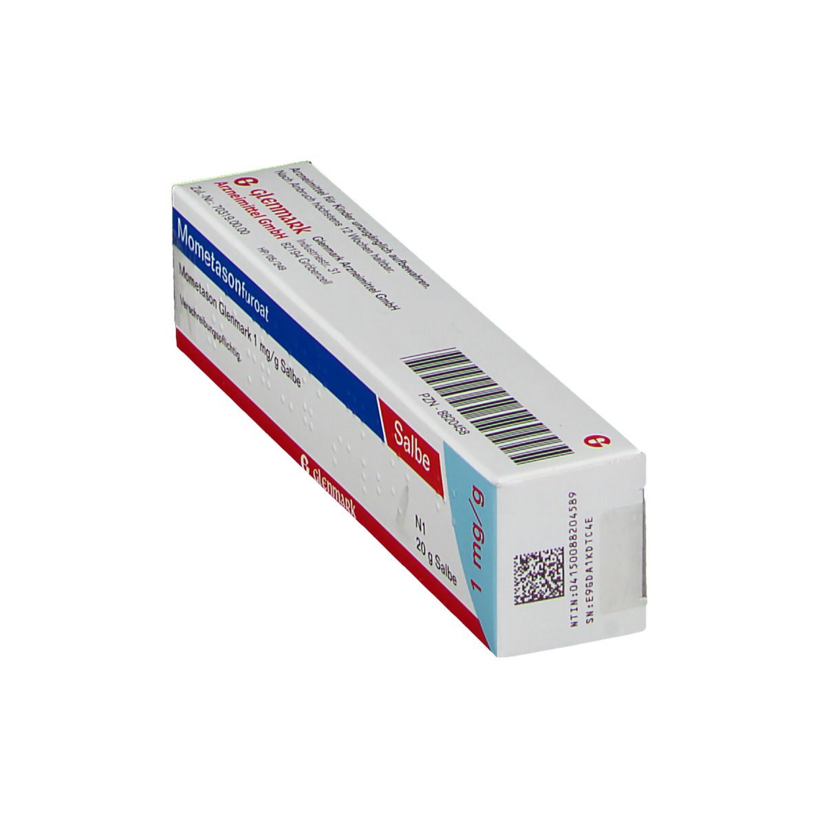 Mometason Glenmark 1 mg/g Salbe 20 g