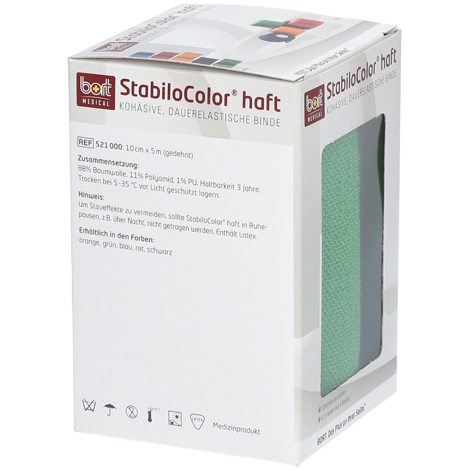 Bort StabiloColor haft Binde 10 cm grün 1 St Binden