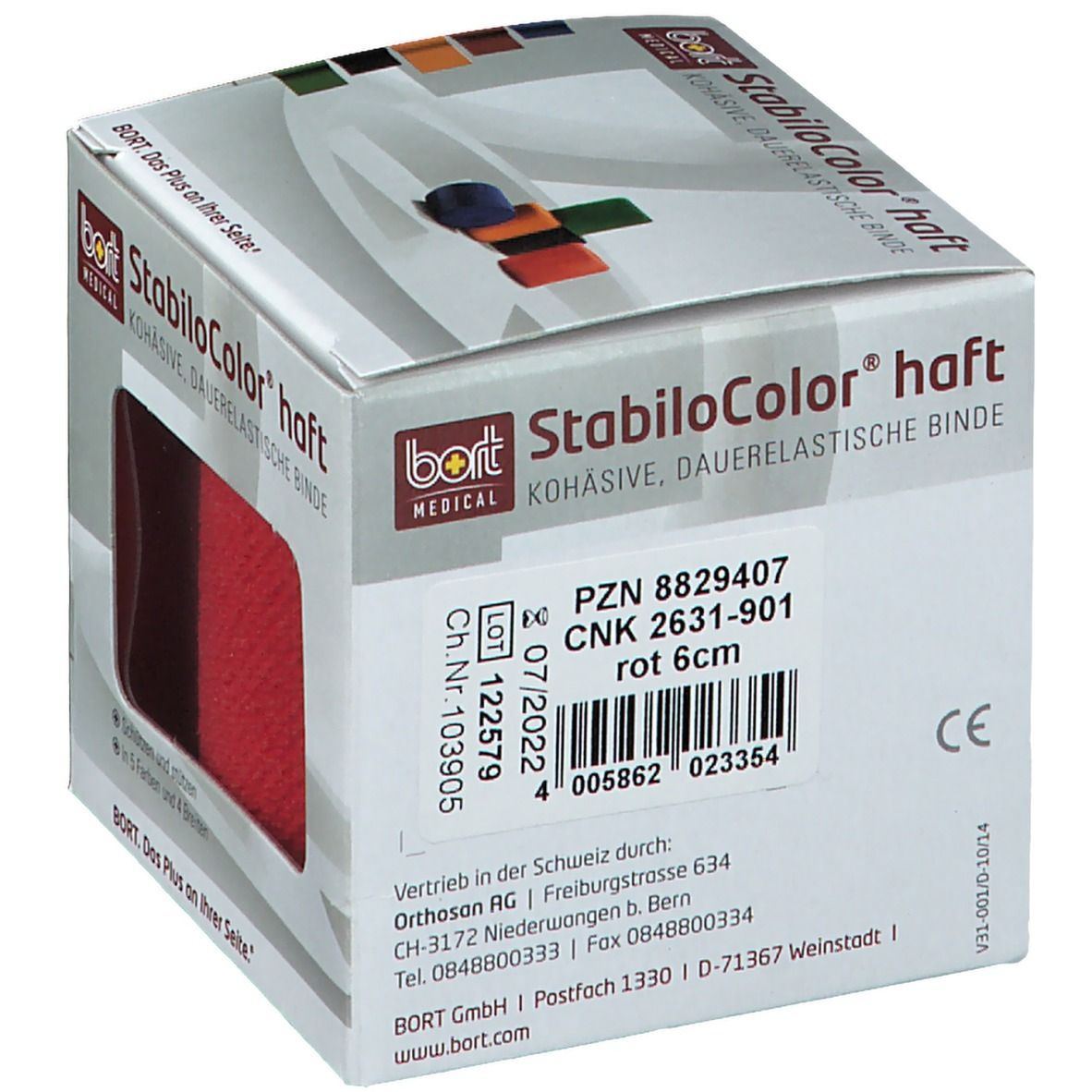 Bort Stabilocolor haft Binde