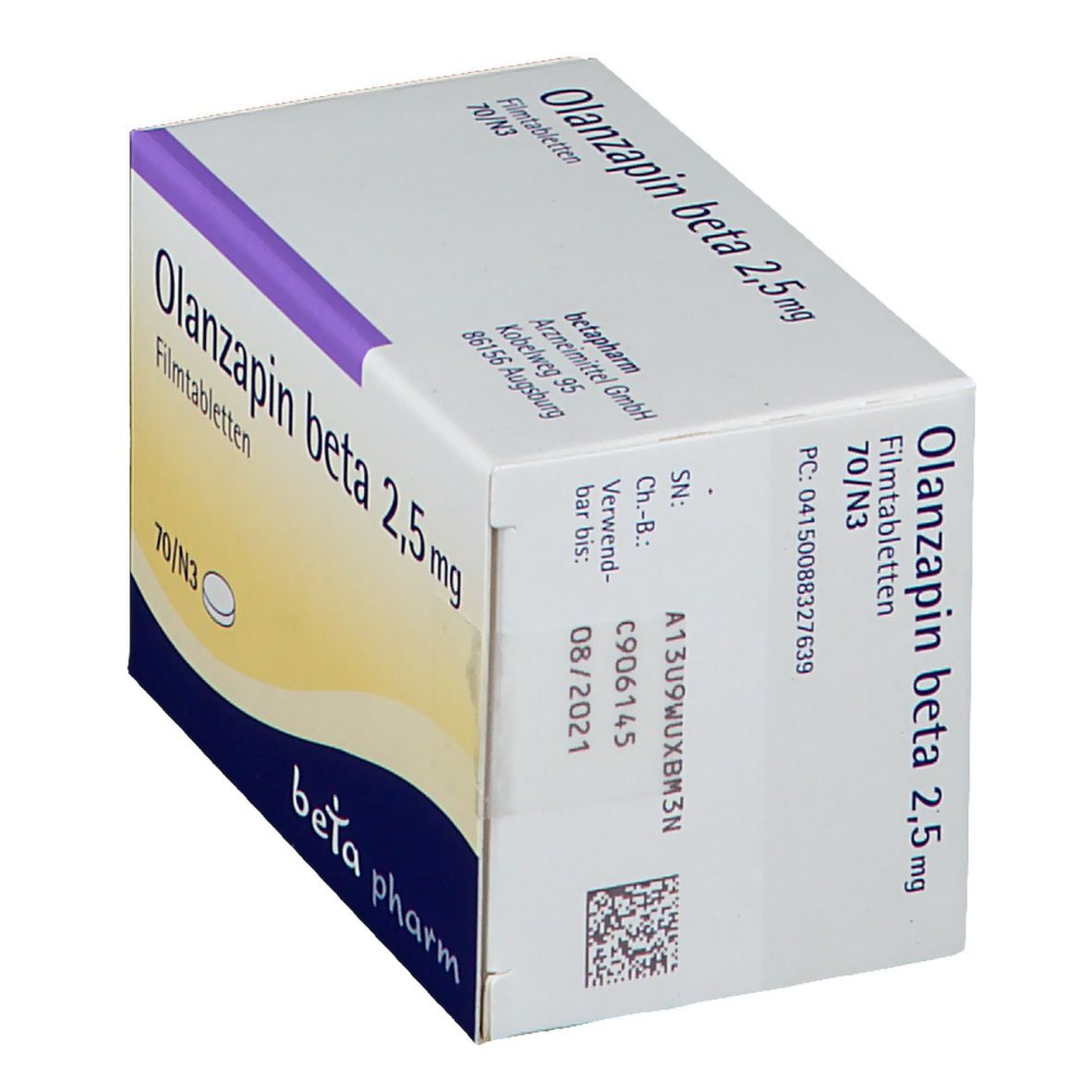 Olanzapin beta 20 mg Filmtabletten 70 St