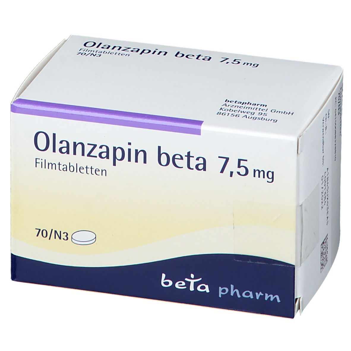 Olanzapin beta 7,5 mg