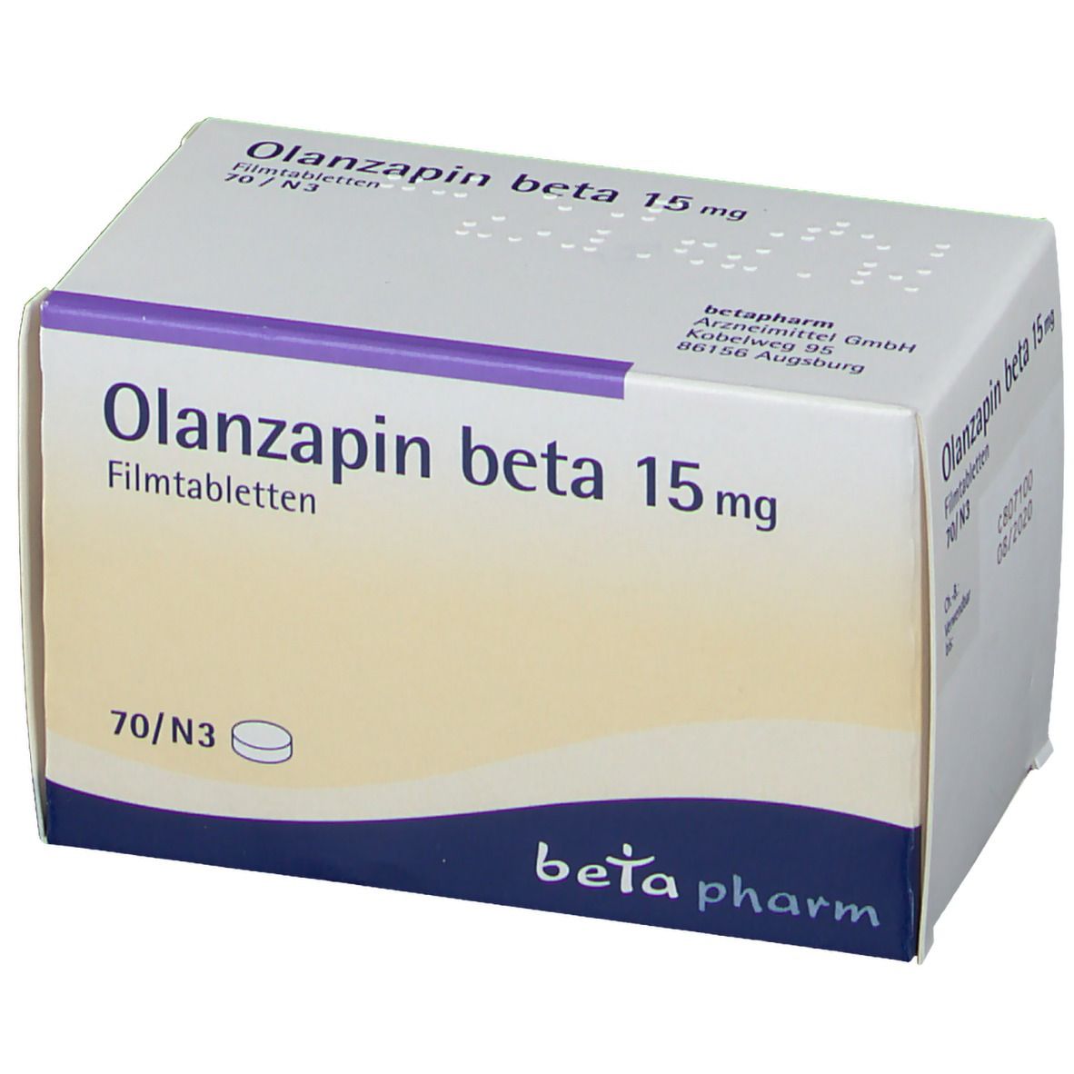 Olanzapin beta 15 mg
