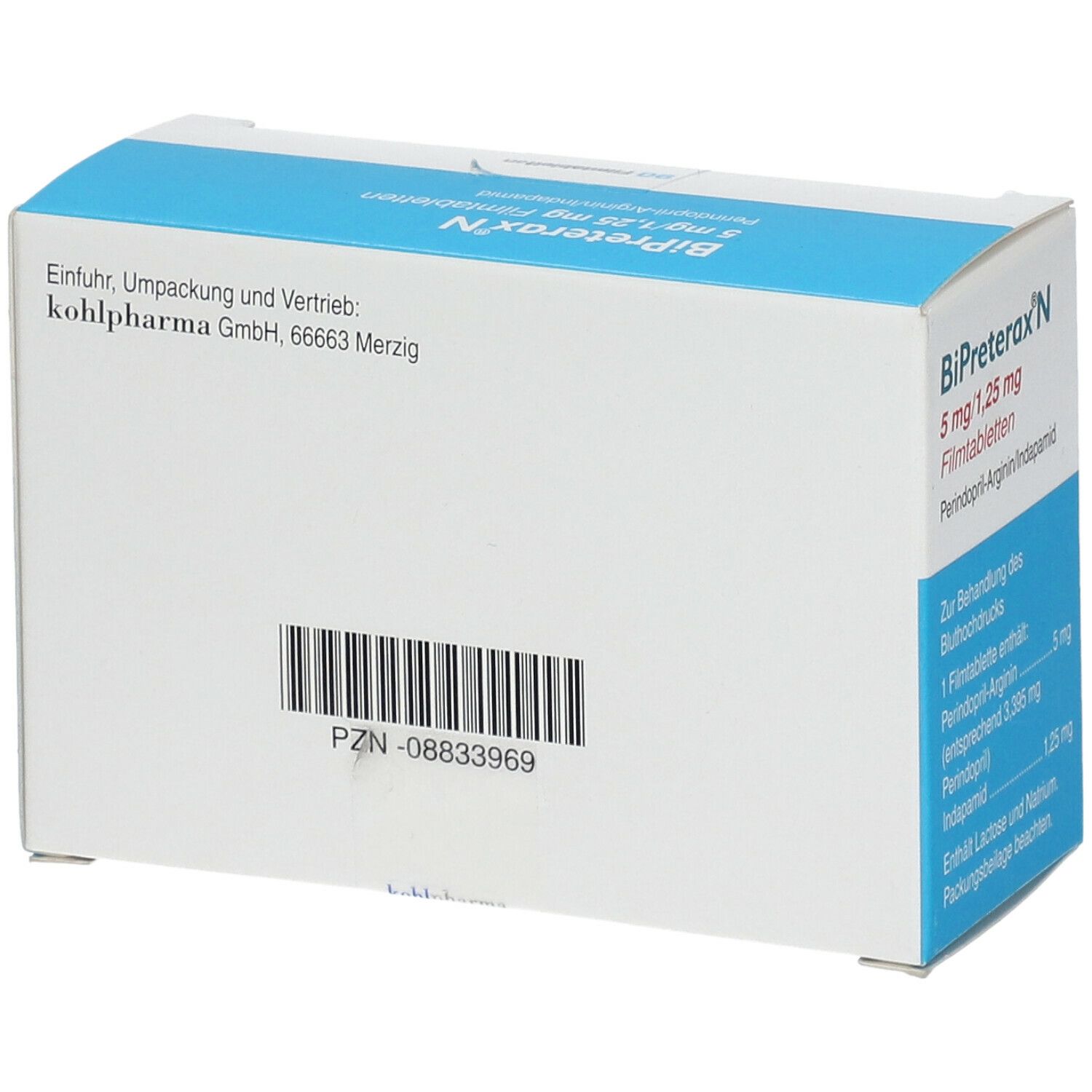 BIPRETERAX N 5 mg/1,25 mg