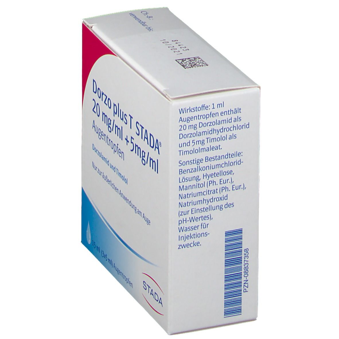 Dorzo plus T STADA® 20 mg/ml + 5 mg/ml