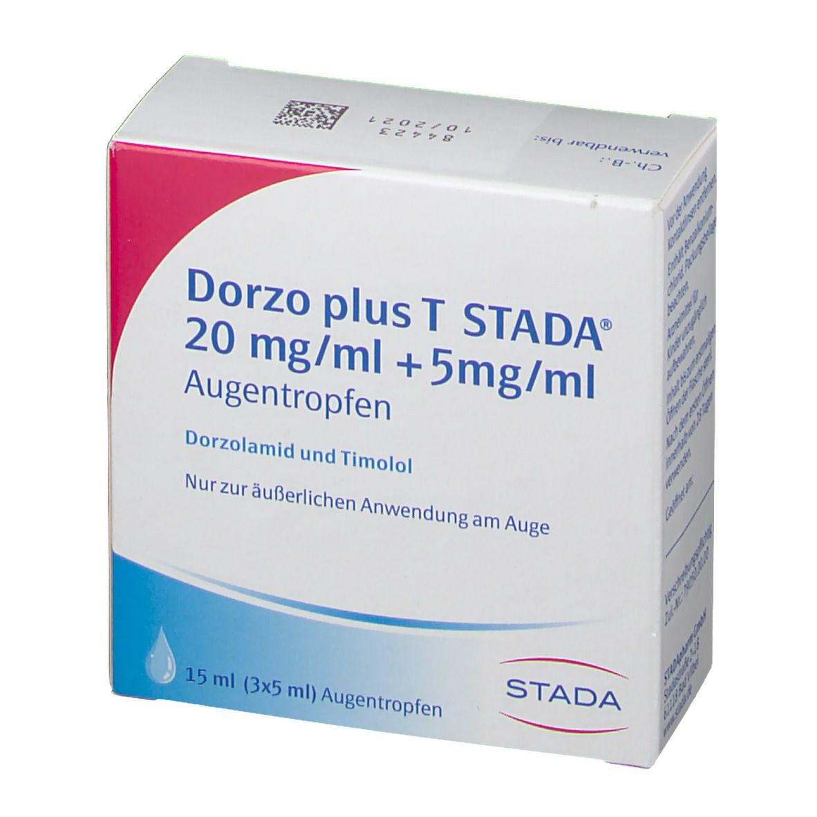 Dorzo plus T STADA® 20 mg/ml + 5 mg/ml