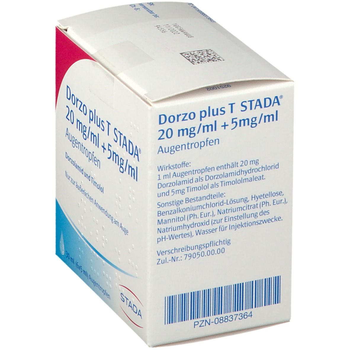 Dorzo plus T Stada 20 mg/ml + 5 Augentropfen 6x5 ml