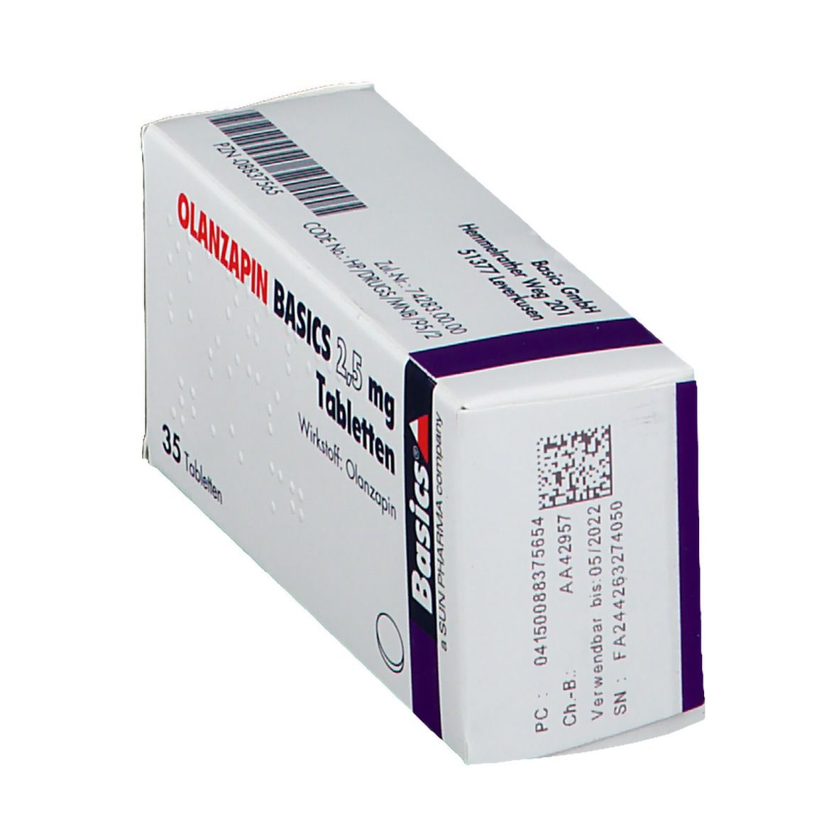 Olanzapin Basics 2,5 mg Tabletten 35 St