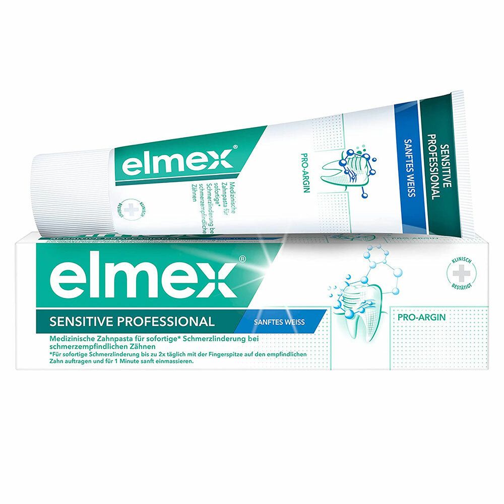 elmex® SENSITIVE PROFESSIONAL™ plus sanftes Weiß Zahnpasta