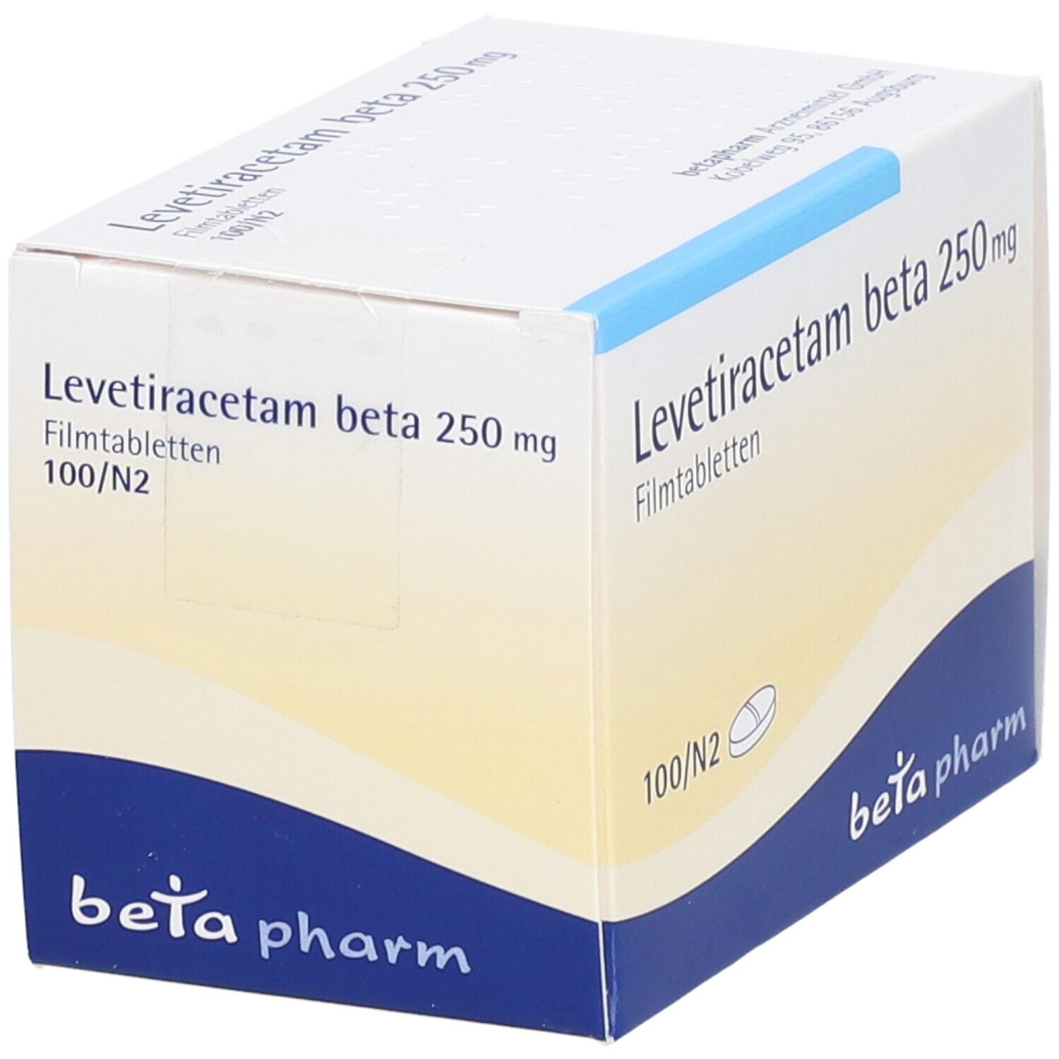 Levetiracetam beta 250 mg Filmtabletten 100 St