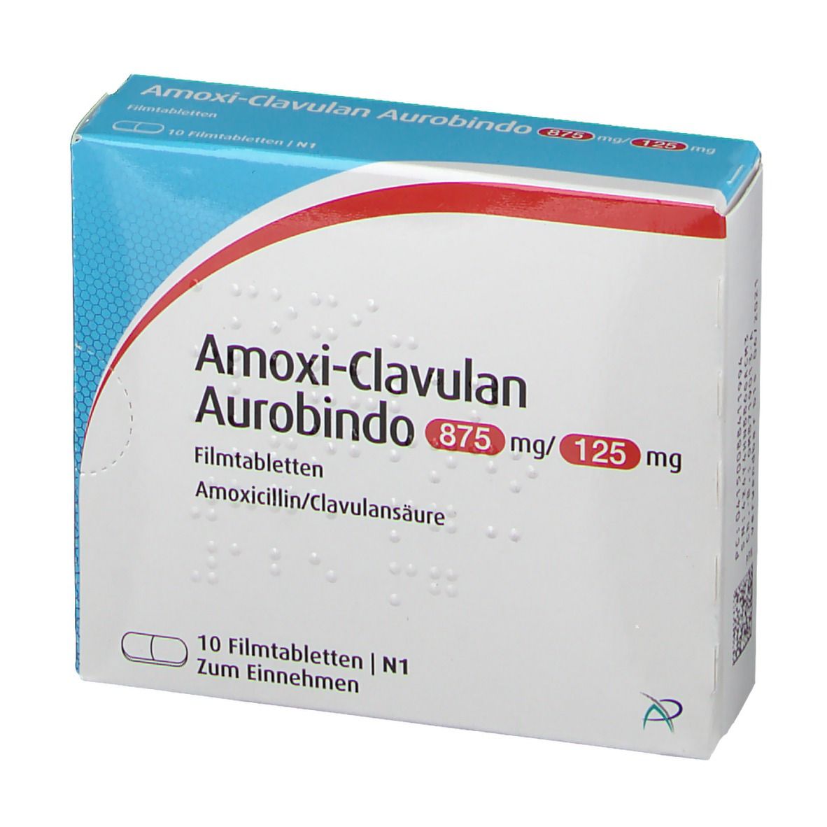 Amoxi-clavulan aurobindo 875 mg125 mg 20 st - shop-apotheke.com