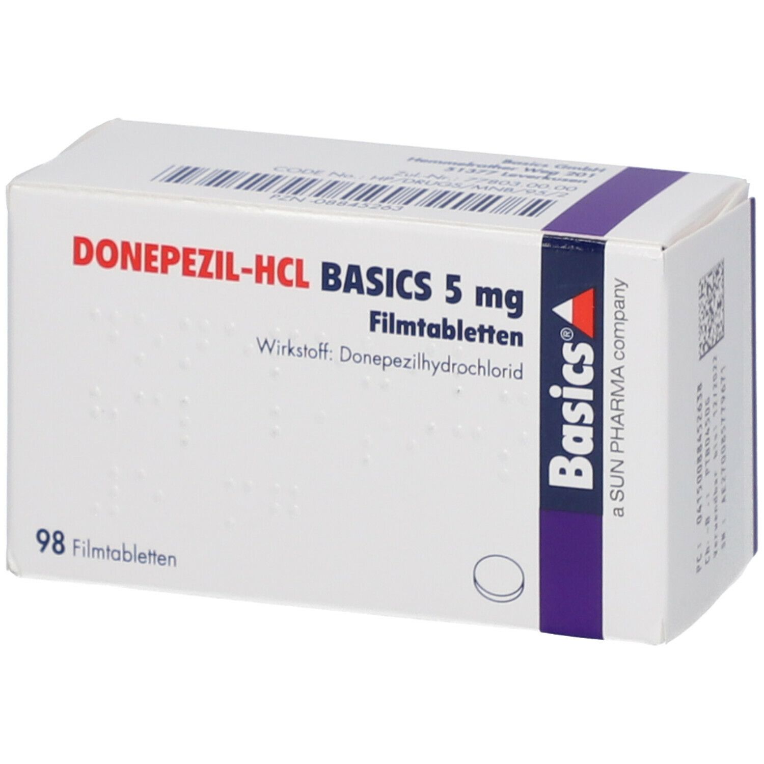 DONEPEZIL-HCL BASICS 5 mg