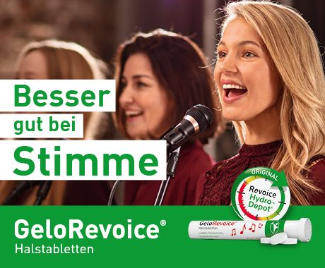 GeloRevoice Halstabletten Cassis-Menthol bei Heiserkeit & Stimmverlust