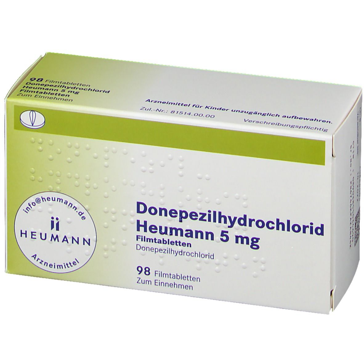 Donepezilhydrochlorid Heumann 5 mg