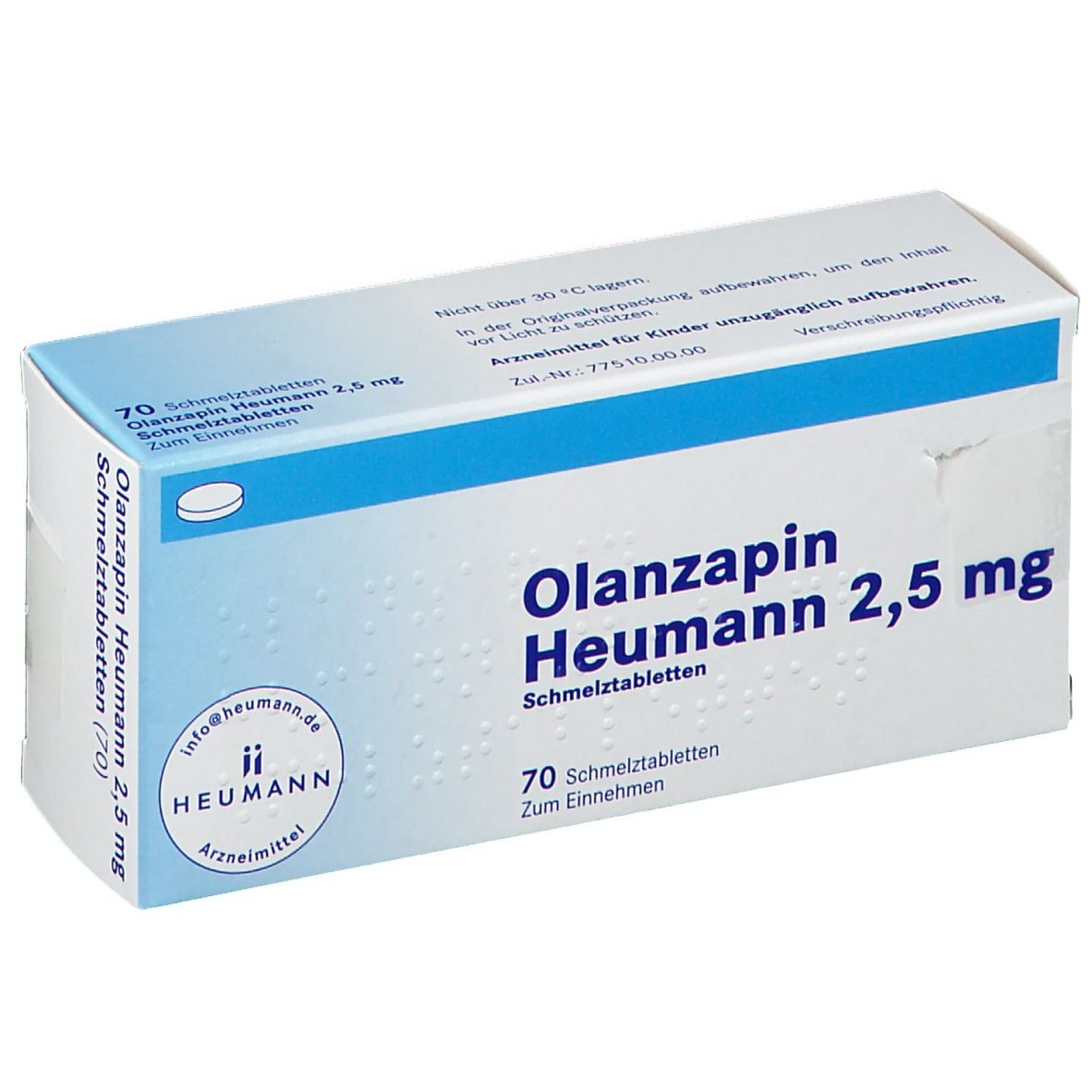 Olanzapin Heumann 2,5 mg Schmelztabletten