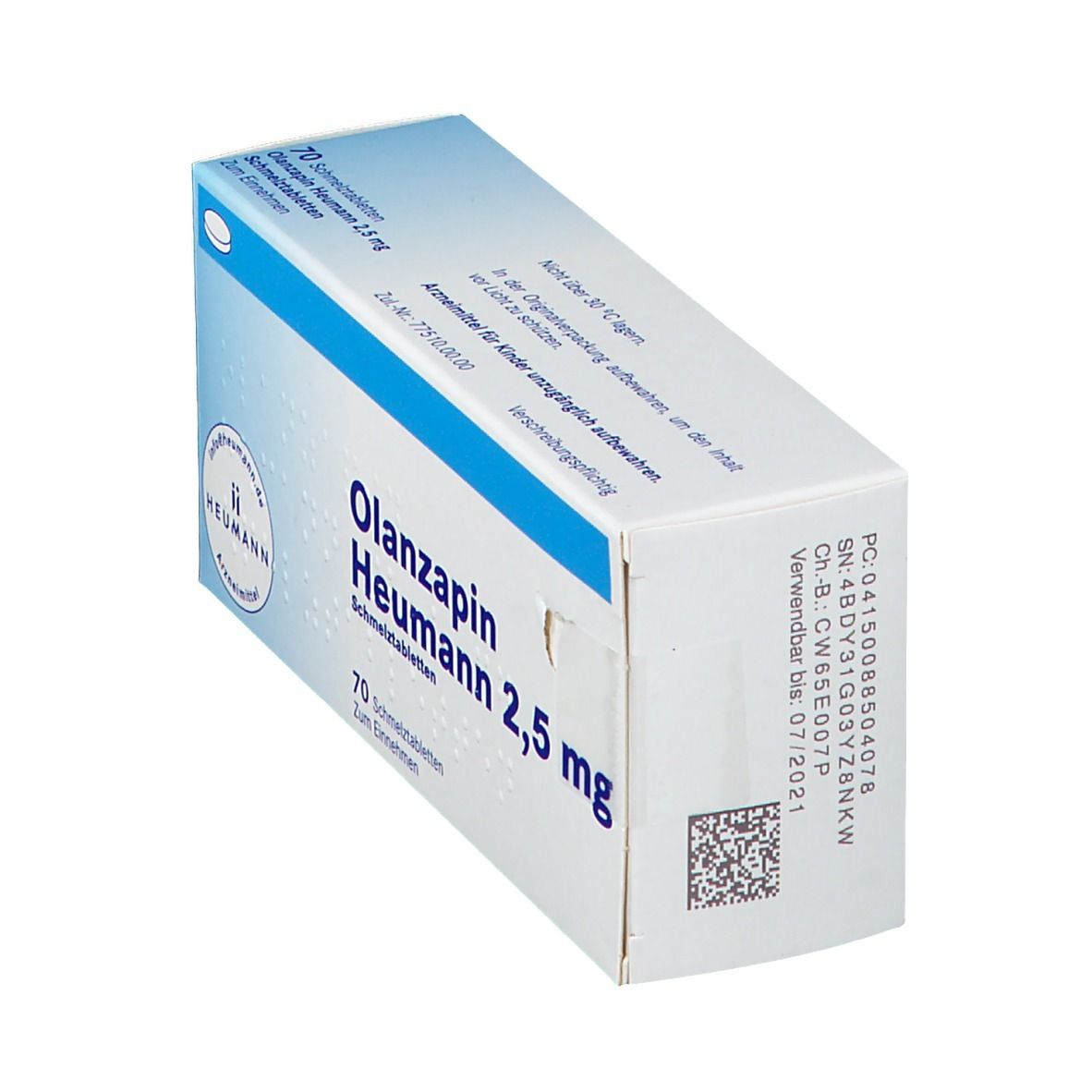 Olanzapin Heumann 2,5 mg Schmelztabletten